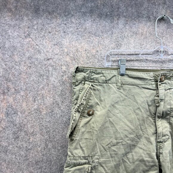 Vintage Ralph Lauren Shorts Men 40 Green Surplus Fit Cargo Military Utility 90s - Picture 6 of 10